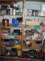 Contents on Shelves - these items are in basement