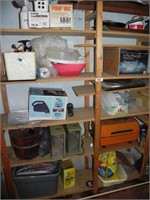Contents on Shelves - these items are in basement