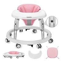One-Touch Folding Baby Walker, Pink