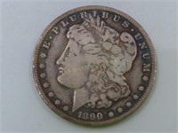1890-O Morgan Silver Dollar***TAX EXEMPT***