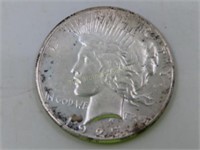 1927 Silver Peace Dollar, Key Date **TAX EXEMPT**