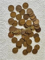 estate coin hoard! lincoln cents wheat pennies 50