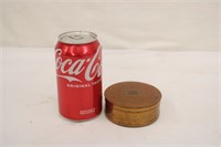 Vintage Copper Refillable Powder Box