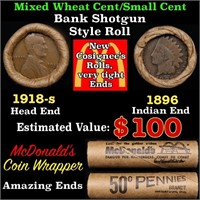 Small Cent Mixed Roll Orig Brandt McDonalds Wrappe