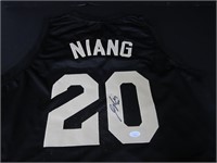 CAVS GEORGES NIANG SIGNED JERSEY JSA COA