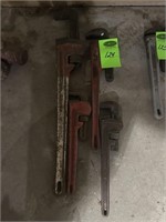 Qty 4 Pipe Wrenches