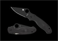 Spyderco Black Para 3 Lightweight Folding Knife