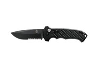 Gerber Gear Black Automatic Drop Point Knife