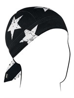 Zan Headgear Black And White Flag Flydanna