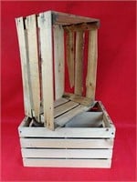 Two Wooden Crates