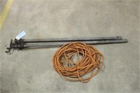 (2) Pipe Clamps & Approx 50-FT Extension Cord