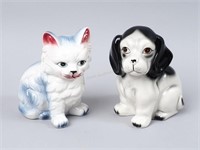 Ceramic Puppy & Kitten
