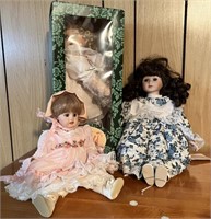 3pc Porcelain Dolls