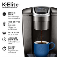 $150 Keurig K-Elite Single-Serve Coffee Maker A73