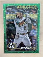 Seth Brown 2024 Topps Green Ice Foil /499