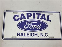 Capital Ford of Raleigh NC front plate