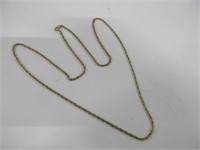 14k g.f. Rope style necklace