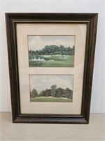 gene russel golf art 14x10.5