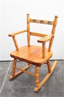 Wooden Childs Rocking Chair
