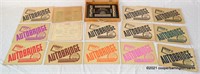Vintage Autobridge Playing Board & Deal Sheets