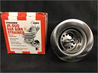 Strainer Jr. Duo Bar Sink -new 878PC