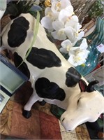 Large ceramic cow