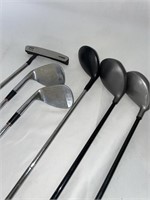 Lot of 6 Golf Clubs