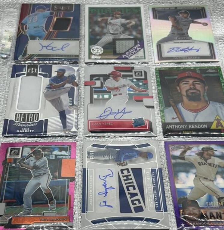 Topps baseball cards / jersey cards - some