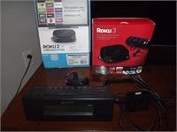 Roku2, Roku3 and Sony Clock