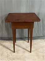 1850's solid pine candle table