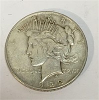 1922 Peace Silver Dollar