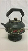 Vintage Handcrafted & Hand Painted Kettle