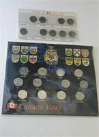Two Canada Incomplete Coin Sets
