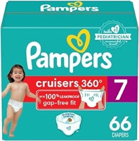 Pampers Cruisers 360° Diapers Size 7, 66 Count
