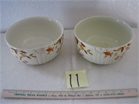 2 Hall Jewel-T Bowls