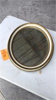 Antique oval mirror