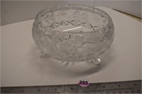 Crystal Footed Bowl