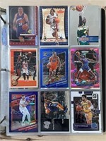 Lot of 9 NBA Basketball Prizm, Color, Rookies