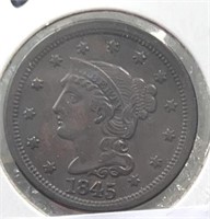 1845 Large Cent Nice