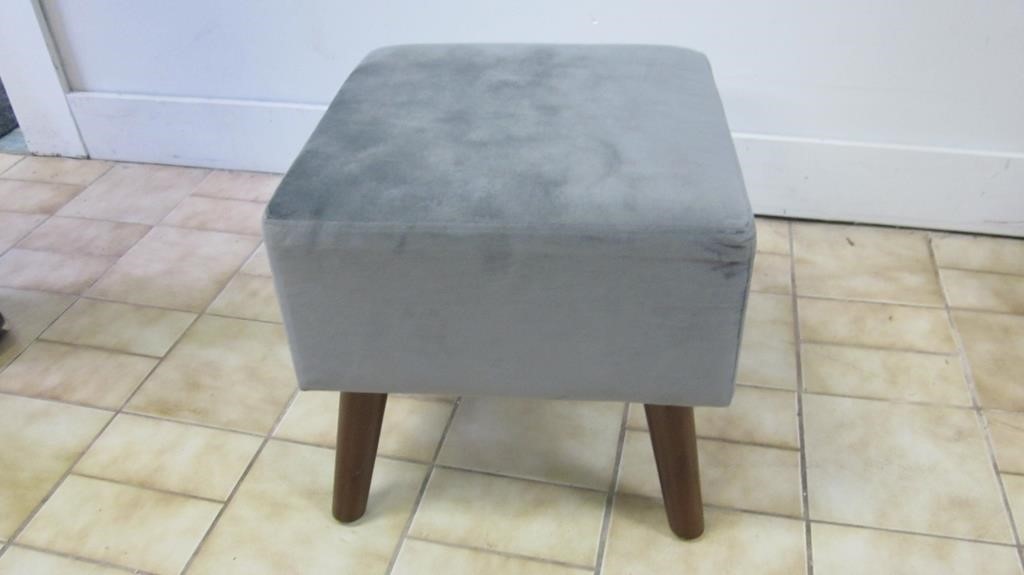 Upholstered Foot Stool 15" X 15" X 15"