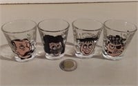 Four Shot Glasses