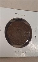 1936 NFLD Large Cent AU50 King George V