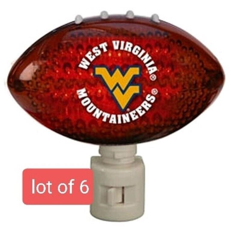 Lot of 6, West Virginia Mountaineers 3-D Football