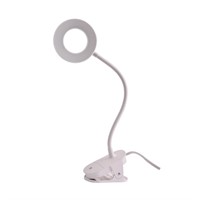 SR1839  Mainstays LED Ring Light Clip Lamp, White