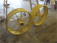 Steel wheels, 30" x 8"