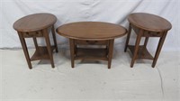 Set of Coffee and End Tables