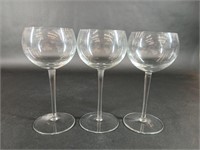 3 Balloon Wine Glasses