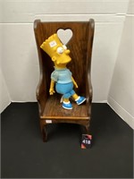 Doll Chair & Bart Simpson