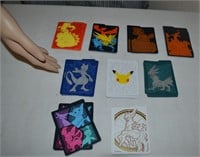 Pokemon Divider cards - 9 designs x 5 cards each
