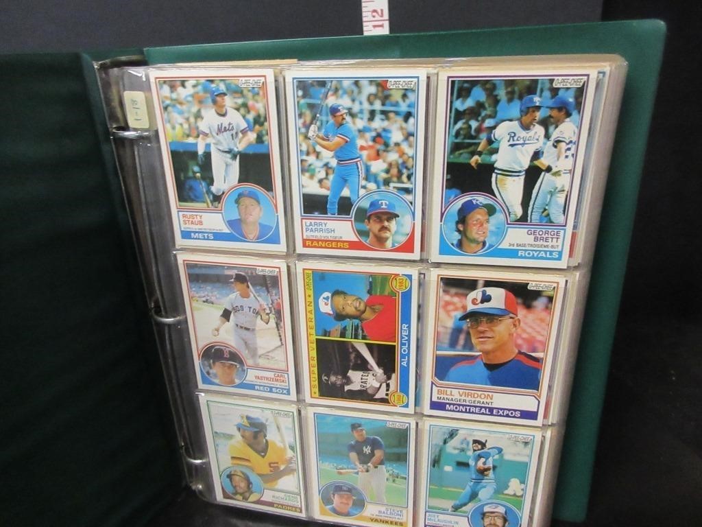 SET OF 396- 1983 OPC BASEBALL CARDS IN BINDER